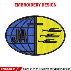 ja logo embroidery design, logo embroidery, embroidery file, embroidery shirt, emb design, digital download