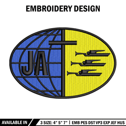 ja logo embroidery design, logo embroidery, embroidery file, embroidery shirt, emb design, digital download