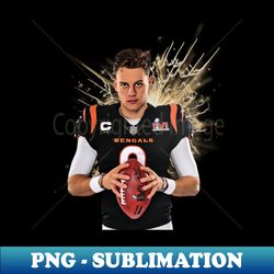 joe burrow - football sublimation design - high-resolution png download