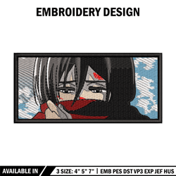 mikasa eyes embroidery design, aot embroidery, anime design, embroidery shirt, embroidery file, digital download