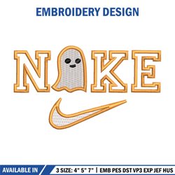 Nike x ghost horror embroidery design, Ghost embroidery, Nike design, Embroidery shirt, Embroidery file,Digital download