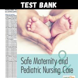 latest 2023 safe maternity and pediatric nursing care 1st edition by palmer test bank |  all chapters