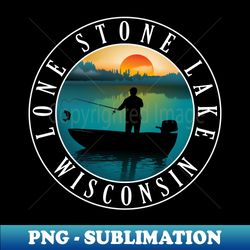 png transparent digital download - lone stone lake wisconsin fishing - enhance your sublimation crafts