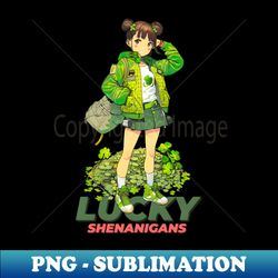 png transparent digital download file - sublimation design - bring luck and fun to your creations