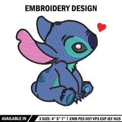 stitch cartoon embroidery design, stitch cartoon embroidery, logo shirt, disney embroidery, digital download