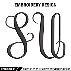 su logo embroidery design, logo embroidery, emb design, embroidery shirt, embroidery file, digital download