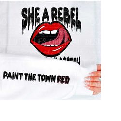 paint the town red png