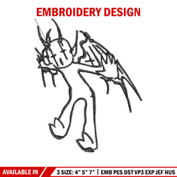 the devil logo embroidery design, the devil embroidery, logo design, embroidery shirt, logo shirt, instant download