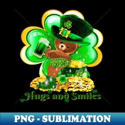 leprechaun hat - shamrock green - vibrant digital sublimation file