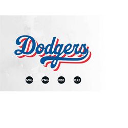 dodgers svg, dodgers template, dodgers stencil, baseball gifts, sticker svg, dodgers ornament svg,