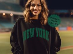 new york jets sweatshirt vintage new york jets crewneck trendy jets retro sweatshirt new york jets fan gift.jpg