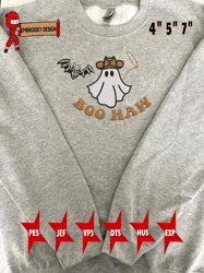 spooky halloween craft embroidery design, spooky vibes embroidery files, boo haw embroidery design, instant download