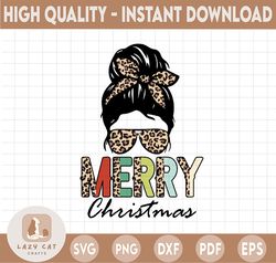 merry christmas messy bun sublimation designs downloads, buffalo plaid merry mom mommy woman mama claus, headband sungla