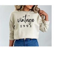 classic 1993 sweatshirt or t-shirt or hoodie | 30th birthday gift | unisex crewneck | gift for him | gift for her | 30th