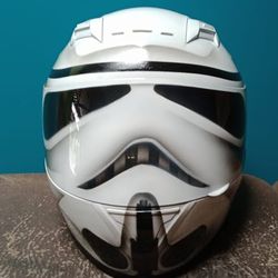 free shipping star wars empire trooper on full face helmet for biker motorcycling dot approved