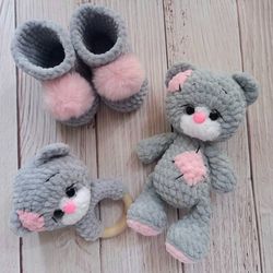 teddy set, teddy bear, gift set