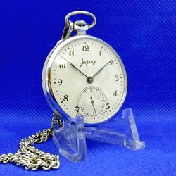 vintage soviet pocket watch. antique classic russian watch