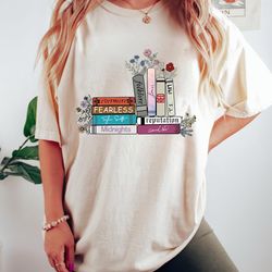 albums as books shirt, trendy aesthetic for book lovers, crewneck shirt, folk music shirt, country music shirt, music sh