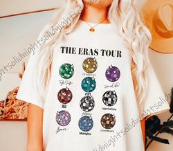 the eras tour tshirts, disco ball shirt, taylor eras tour 2023 shirt, swiftie fan shirt