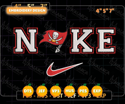 nike nfl tampa bay buccaneers logo embroidery design, nike nfl logo sport embroidery machine design, famous football team embroidery design, football brand embroidery, pes, dst, jef, files
