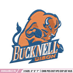 bucknell bison embroidery design, bucknell bison embroidery, logo sport, sport embroidery, ncaa embroidery.