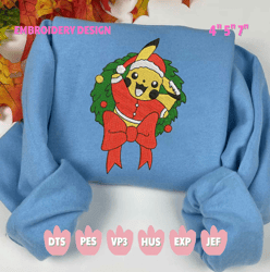 christmas embroidery designs, christmas anime embroidery bundles, inspired anime embroidery, christmas anime