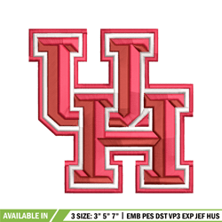 houston cougars embroidery design, houston cougars embroidery, logo sport, sport embroidery, ncaa embroidery.