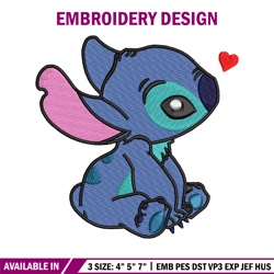 stitch cartoon embroidery design, stitch cartoon embroidery, logo shirt, disney embroidery, digital download