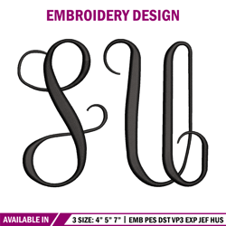 su logo embroidery design, logo embroidery, emb design, embroidery shirt, embroidery file, digital download