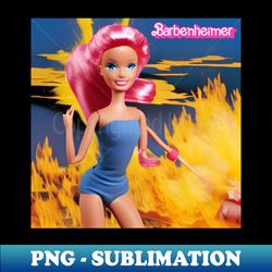 PNG Sublimation Digital Download - High-Quality Transparent Barbenheimer 4 Design - Create Stunning Custom Prints Instantly