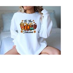 tis the season sweatshirt, fall pumpkin shirt, football shirts for women, cute pumpkin shirt, women fall tees, fall seas