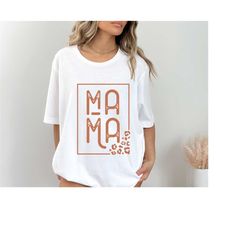 retro vintage style mama shirt, floral butterfly mama tee, checkered mama shirt, custom mama shirt, gift for mom, butter