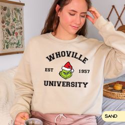 Christmas Whoville University Est 1957 Sweatshirt