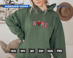 nike bad bunny embroidered sweatshirt - embroidered sweatshirt/ hoodies, instant download, embroidery pattern