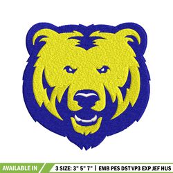 northern colorado bears embroidery design, northern colorado bears embroidery, sport embroidery, ncaa embroidery.