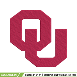 oklahoma sooners embroidery design, oklahoma sooners embroidery, logo sport, sport embroidery, ncaa embroidery.