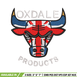 oxdale products logo embroidery design, oxdale products embroidery, embroidery shirt, logo design, instant download