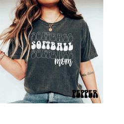 comfort colors softball mom shirt, somebody's loud mouth softball mama shirt, softball shirts for women sports mom softb