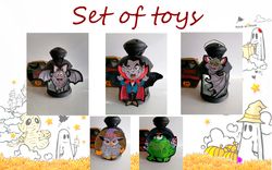 machine embroidery design  set of toys helloween 5 things (design and master class)