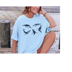 whale shirt | biology shirt whale shark environmental shirt climate change shirt whale sweater earth day shirt animal ki