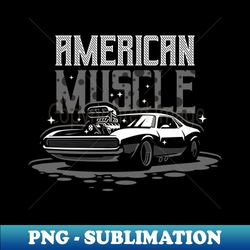 American Muscle Car Dodge - PNG Transparent Digital Download File for Sublimation - Unleash Your Creativity