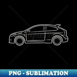 ford focus rs mk2 - premium sublimation digital download - enhance your apparel with stunning detail