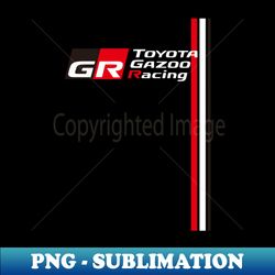gazoo racing toyota wrc racing stripes - modern sublimation png file - bring your designs to life