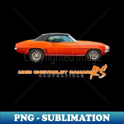 1969 chevrolet camaro rs convertible - png transparent sublimation file - elevate your sublimation game with stunning png files