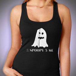 3 poppy 5 me spooky ghost women&8217s tank top