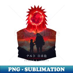 Jiraiya - Bloody Illusion - Modern Sublimation PNG File - Express Your Anime Style