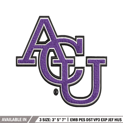 abilene christian univertsity wildcats embroidery design, logo embroidery, logo sport, sport embroidery, ncaa embroidery