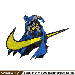 Batman Nike Logo embroidery design, Batman  embroidery, Nike design, Logo shirt, movie shirt, digital download