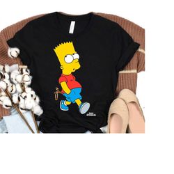 the simpsons bart simpson with slingshot t-shirt, the simpsons family tee, simpson birthday, disneyland family matching