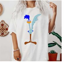 looney tunes road runner simple portrait shirt  , disneyland matching outfits, disneyland family party gift 2023,disneyl